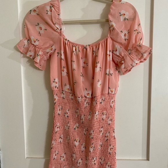 Born And Raised Shirred Mini Dress - Picture 4 of 6